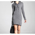 15PKCAS04 Young lady new winter thick warm 100% cashmere cardigan coat